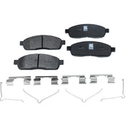 DURAFORCE Brake Rotor Brake Pad Kit For 2004-2008 Ford F-150 Front Solid