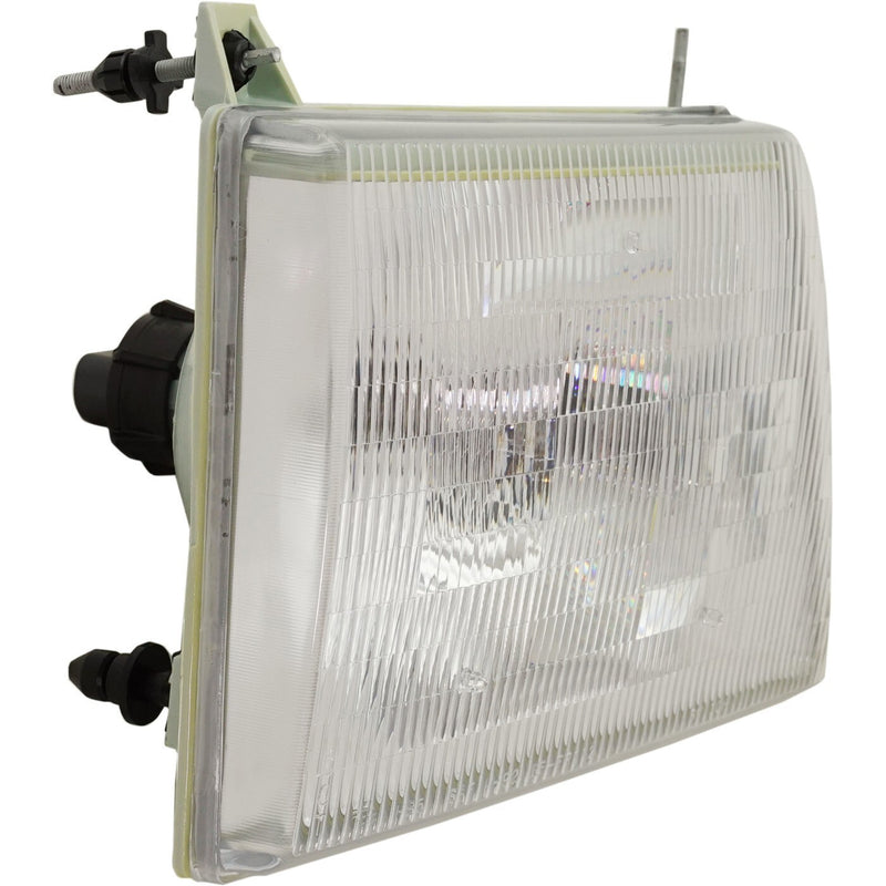 DURAFORCE Left and Right Headlights For Ford E-350 Super Duty 1999-2007 Halogen w/ Bulb/s