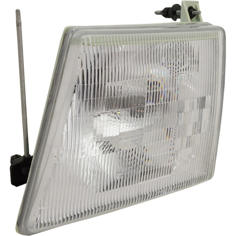 DURAFORCE Left and Right Headlights For Ford E-350 Super Duty 1999-2007 Halogen w/ Bulb/s