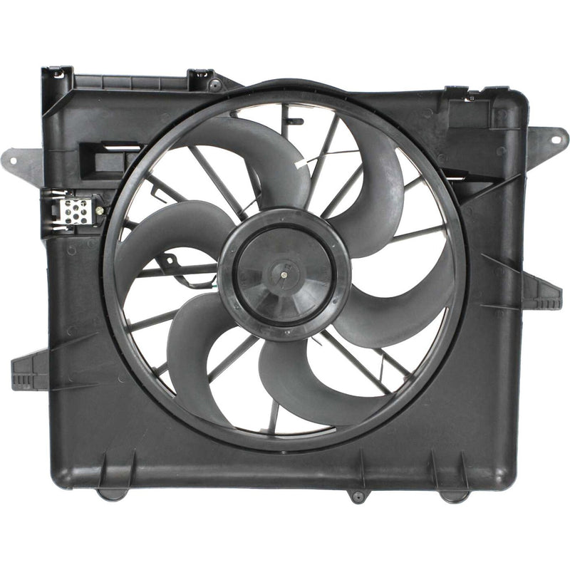 DURAFORCE Radiator Cooling Fan For 2005-2014 Ford Mustang with Blade Motor and Shroud