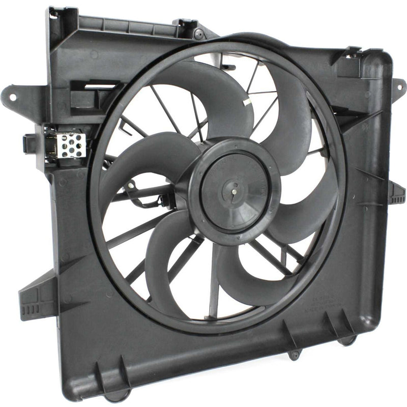 DURAFORCE Radiator Cooling Fan For 2005-2014 Ford Mustang with Blade Motor and Shroud