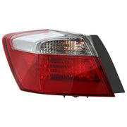 DURAFORCE Halogen Tail Light For Left Side Outer 2013-2015 Honda Accord Sedan EX LX Sport