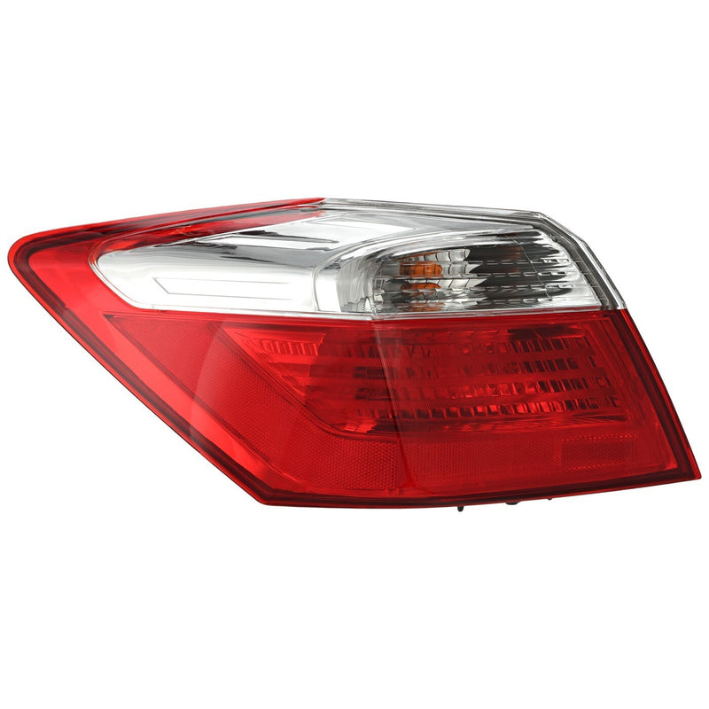 DURAFORCE Halogen Tail Light For Left Side Outer 2013-2015 Honda Accord Sedan EX LX Sport