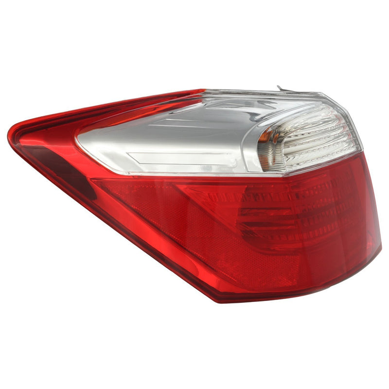 DURAFORCE Halogen Tail Light For Left Side Outer 2013-2015 Honda Accord Sedan EX LX Sport