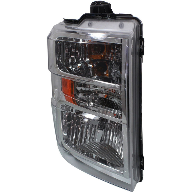 DURAFORCE Left Right Headlights For Ford E-350 Super Duty 2008-2025 Halogen w/ Bulb/s CAPA