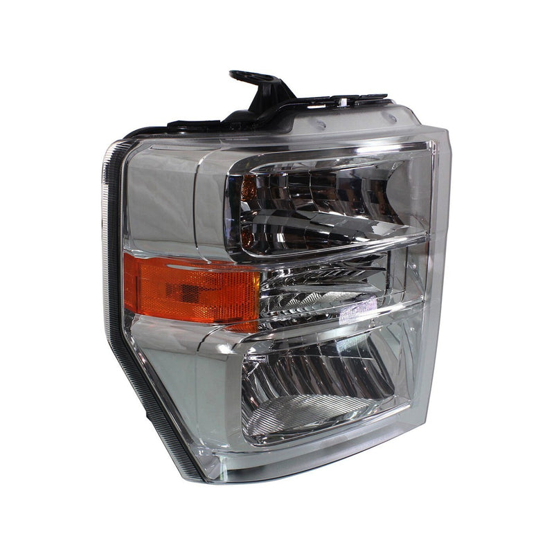 DURAFORCE Left Right Headlights For Ford E-350 Super Duty 2008-2025 Halogen w/ Bulb/s CAPA