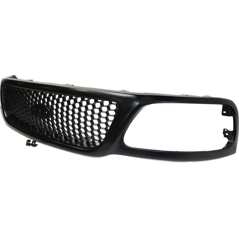 DURAFORCE Grille For 1999-2004 Ford F-150 1999 F-250 Primed Honeycomb Insert