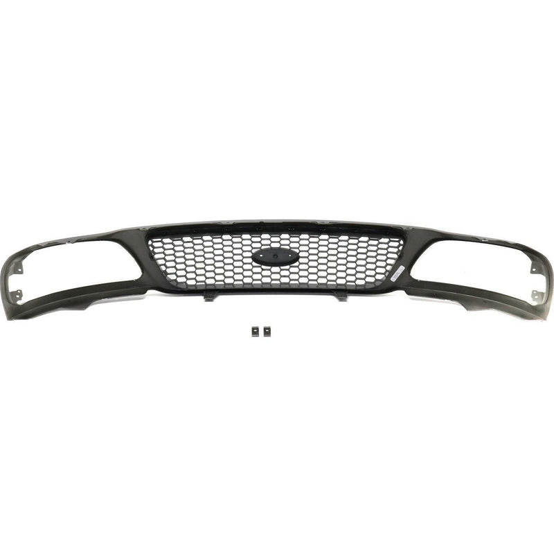 DURAFORCE Grille For 1999-2004 Ford F-150 1999 F-250 Primed Honeycomb Insert