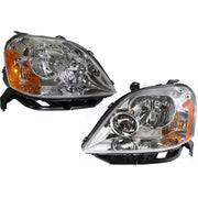 DURAFORCE Driver and Passenger Headlights For Ford Five Hundred 2005-2007 Halogen w/ Bulbs