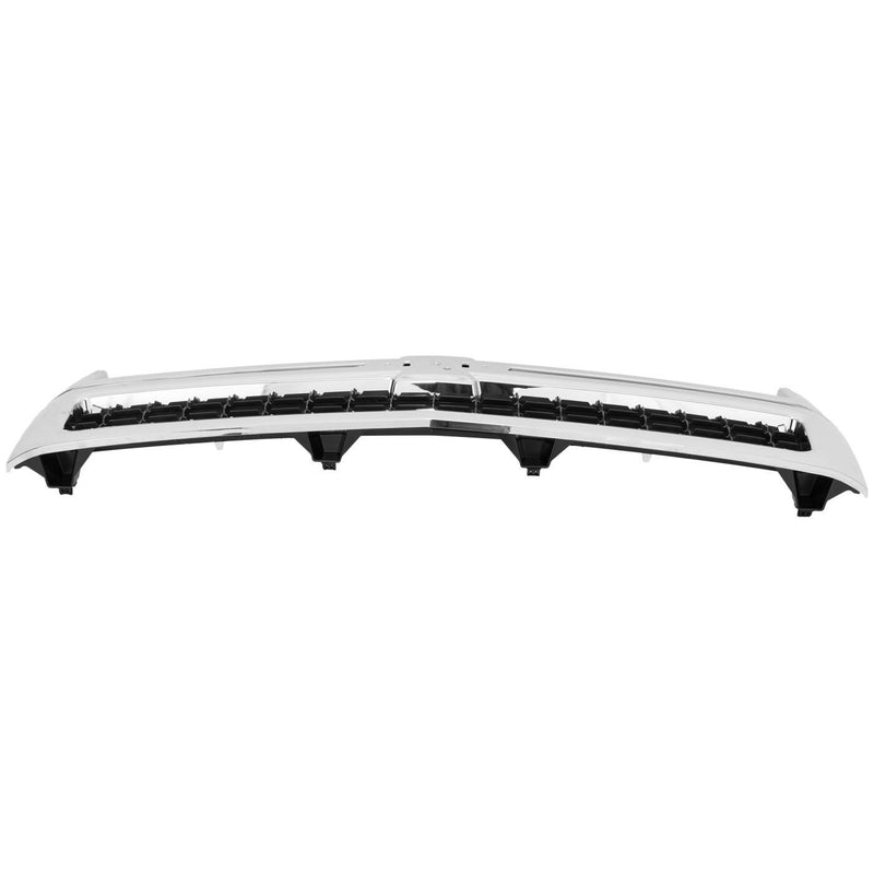 DURAFORCE Grille Assembly For 07-10 Chevrolet Silverado 2500 HD Chrome Frame Black Insert
