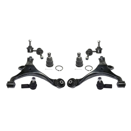 DURAFORCE Control Arm Kit For 2002-2004 Acura RSX Front Lower with Sway Bar Link Tie Rod