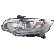DURAFORCE Driver & Passenger Side Headlights For Honda Civic 2016-2020 Halogen w/ Bulbs US