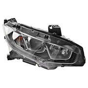 DURAFORCE Driver & Passenger Side Headlights For Honda Civic 2016-2020 Halogen w/ Bulbs US