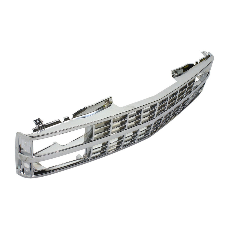 DURAFORCE Grille Assembly For 1988-1993 Chevrolet C1500 K1500 C2500 K2500 Chrome Plastic