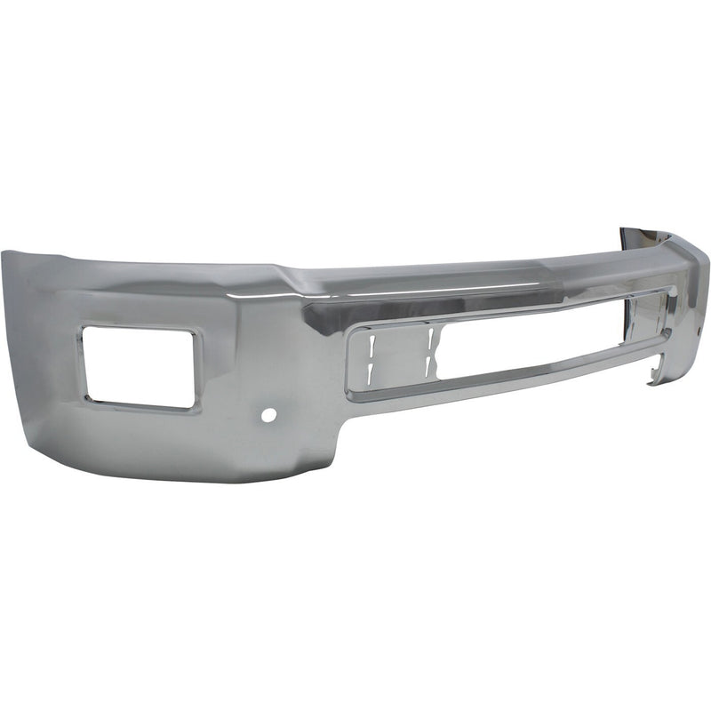 DURAFORCE Front Bumper For 2015-2019 Chevy Silverado 2500 HD Chrome With Fog Light Holes
