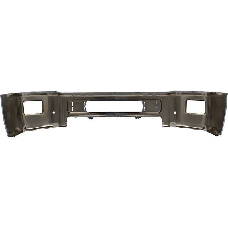 DURAFORCE Front Bumper For 2015-2019 Chevy Silverado 2500 HD Chrome With Fog Light Holes