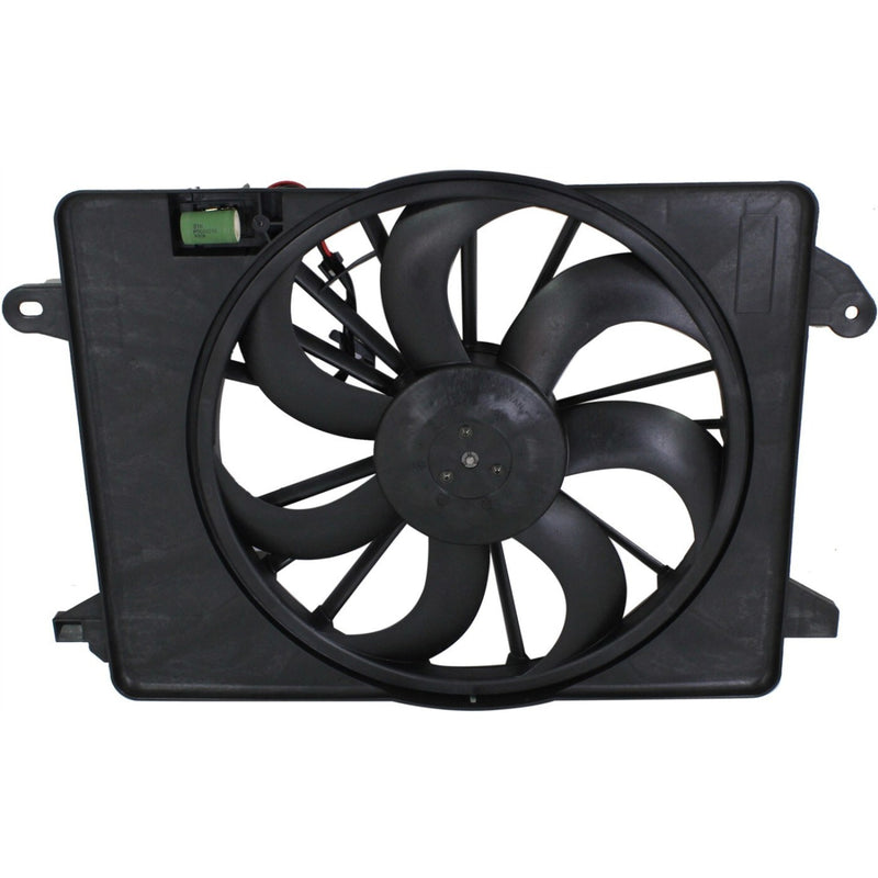 DURAFORCE Radiator Cooling Fan Assembly For 2009-2023 Dodge Charger Challenger Single Fan