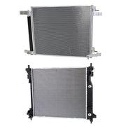 DURAFORCE A/C Condenser and Radiator For 10-16 Cadillac SRX DPI 13241 GM3010549 GM3030294