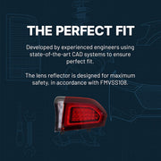 DURAFORCE Tail Light For 2015-2020 GMC Yukon XL Driver Side with LED Stop Lamp GM2800268
