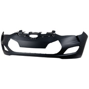 DURAFORCE Front Bumper Cover For 2012-2017 Hyundai Veloster With Fog Lamp Holes Primed