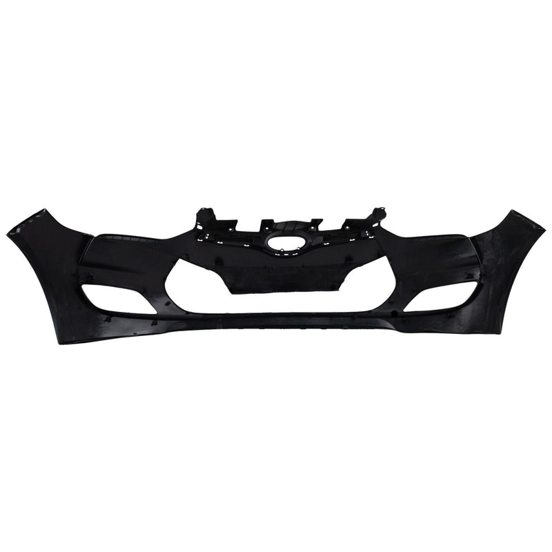DURAFORCE Front Bumper Cover For 2012-2017 Hyundai Veloster With Fog Lamp Holes Primed