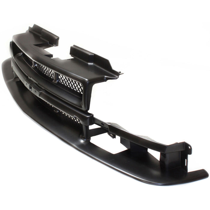 DURAFORCE Grille Assembly For 1998-05 Chevrolet Blazer 1998-04 S10 Black Shell and Insert