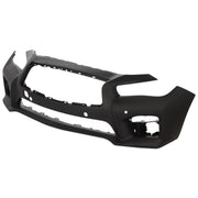 DURAFORCE Front Bumper Cover For 2014-2017 Infiniti Q50 Primed Fascia With Object Sensor