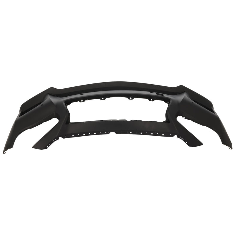DURAFORCE Front Bumper Cover For 2014-2017 Infiniti Q50 Primed Fascia With Object Sensor