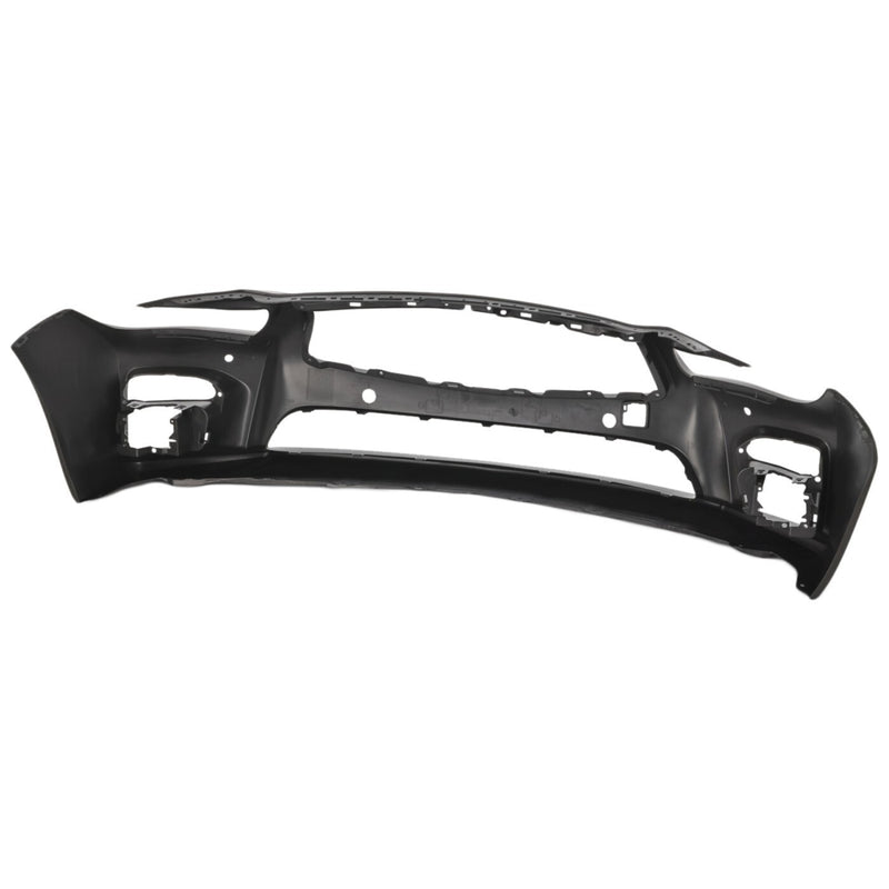 DURAFORCE Front Bumper Cover For 2014-2017 Infiniti Q50 Primed Fascia With Object Sensor