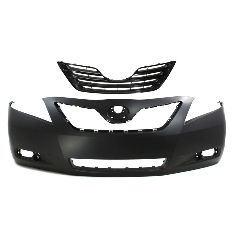 DURAFORCE Bumper Cover Kit For 2007-2009 Toyota Camry Front Fits Models 2pc