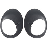 DURAFORCE Front Fog Light Trim Bezel Set For 2002-08 Dodge Ram 1500 2003-09 3500 Textured