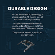 DURAFORCE Radiator Support Brackets Driver Left Side Hand Sedan for Subaru Crosstrek XV