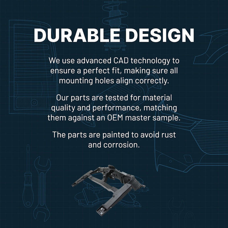 DURAFORCE Radiator Support Brackets Driver Left Side Hand Sedan for Subaru Crosstrek XV