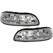 DURAFORCE Halogen Headlight Set For 1997-2003 Chevrolet Malibu Left & Right w/Bulb(s) Pair