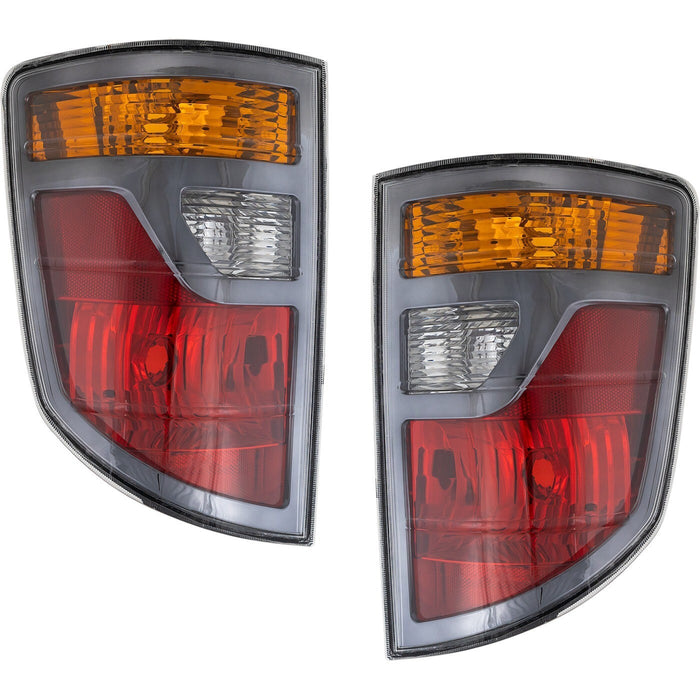 DURAFORCE 2Pc Tail Light Set For 2006-2008 Honda Ridgeline Rear Left and Right Tail Lamps