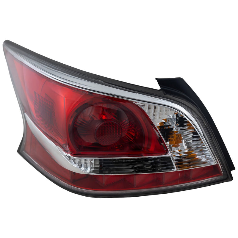 DURAFORCE Halogen Tail Light For 2014-2015 Nissan Altima Standard Type Left w/ Bulbs