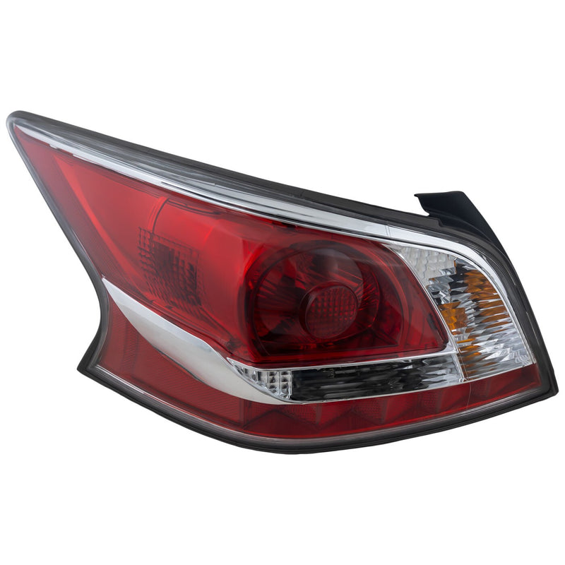 DURAFORCE Halogen Tail Light For 2014-2015 Nissan Altima Standard Type Left w/ Bulbs