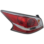 DURAFORCE Halogen Tail Light For 2014-2015 Nissan Altima Standard Type Left w/ Bulbs