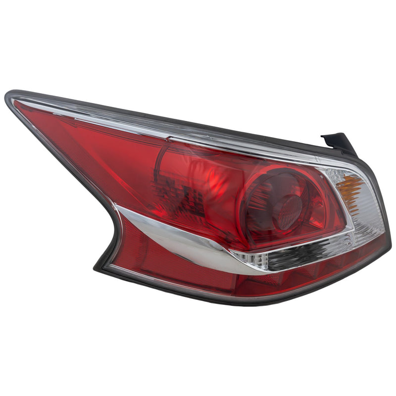 DURAFORCE Halogen Tail Light For 2014-2015 Nissan Altima Standard Type Left w/ Bulbs