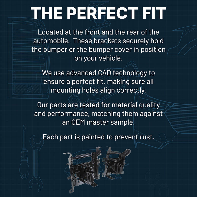 DURAFORCE Bumper Bracket For 2012-2016 Subaru Impreza 2013-2015 XV Crosstrek Front Left
