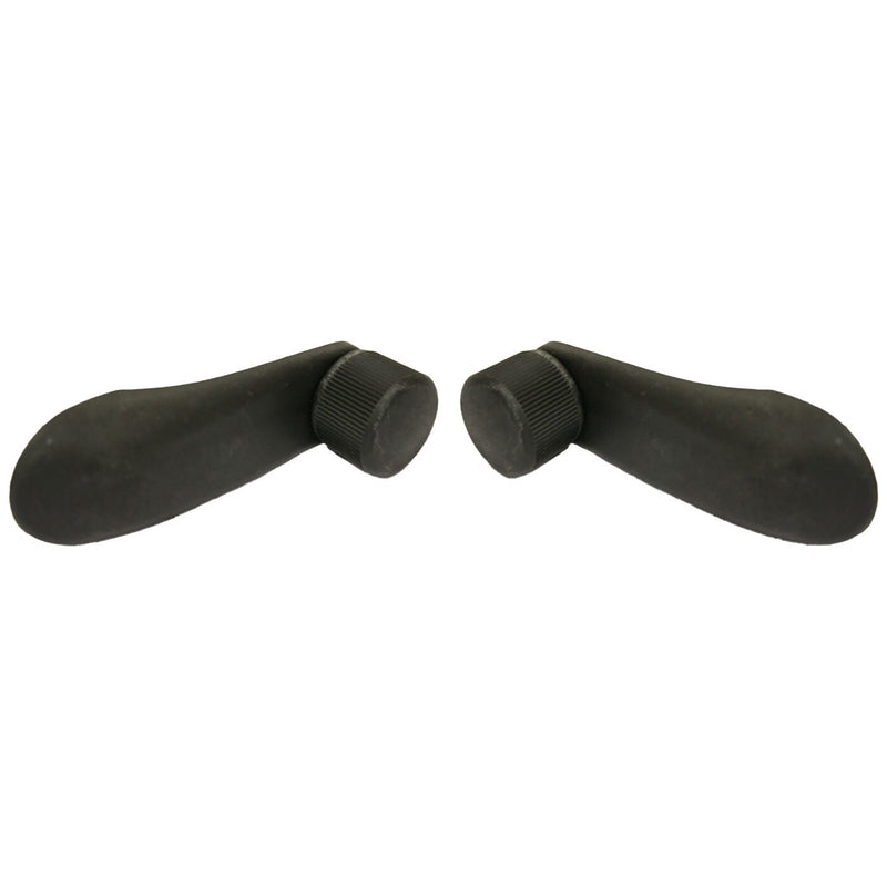 DURAFORCE Black Window Crank Handle Pair Set of 2 for Silverado Sierra Truck Pickup