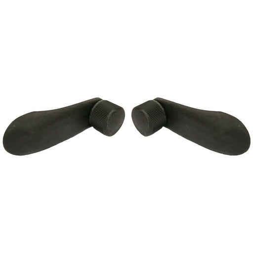 DURAFORCE Black Window Crank Handle Pair Set of 2 for Silverado Sierra Truck Pickup