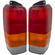DURAFORCE Tail Light Set For 1997-2001 Jeep Cherokee Driver and Passenger Side Halogen