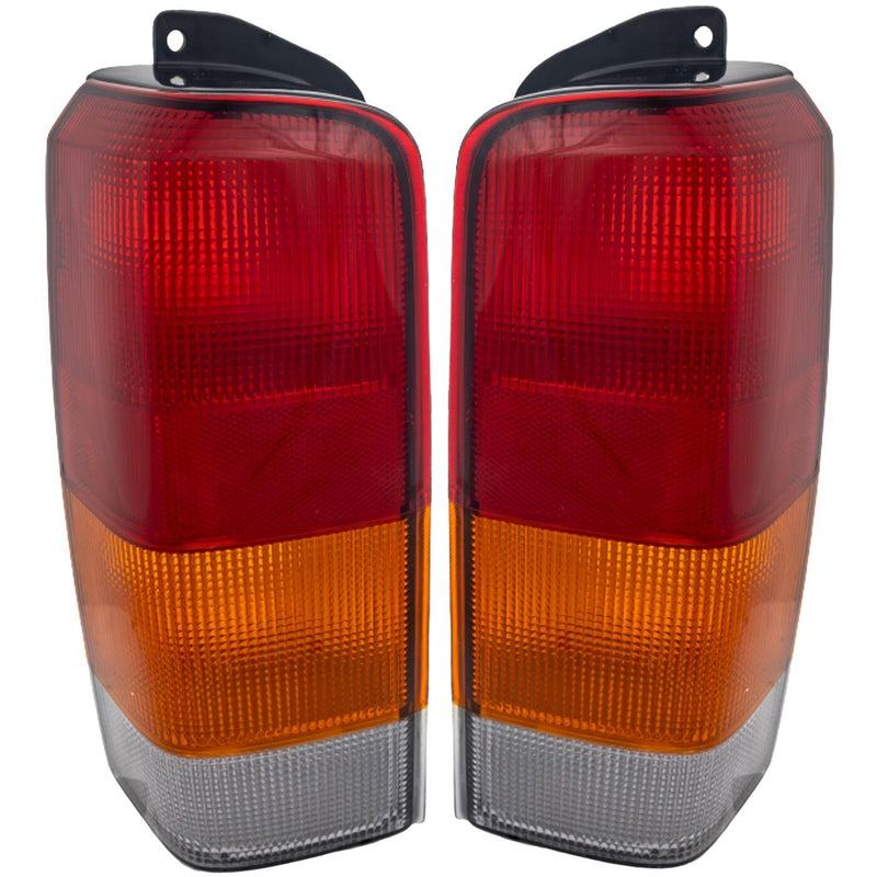 DURAFORCE Tail Light Set For 1997-2001 Jeep Cherokee Driver and Passenger Side Halogen