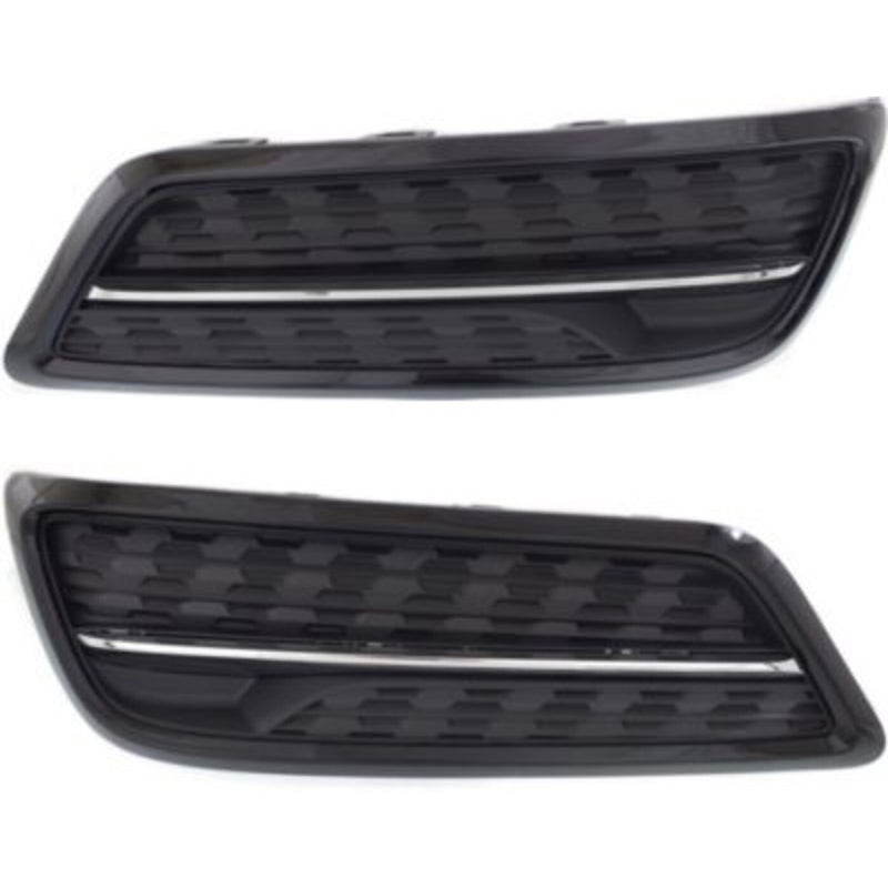 DURAFORCE Fog Light Cover Set For 2014-2016 Acura MDX Front Driver and Passenger Side