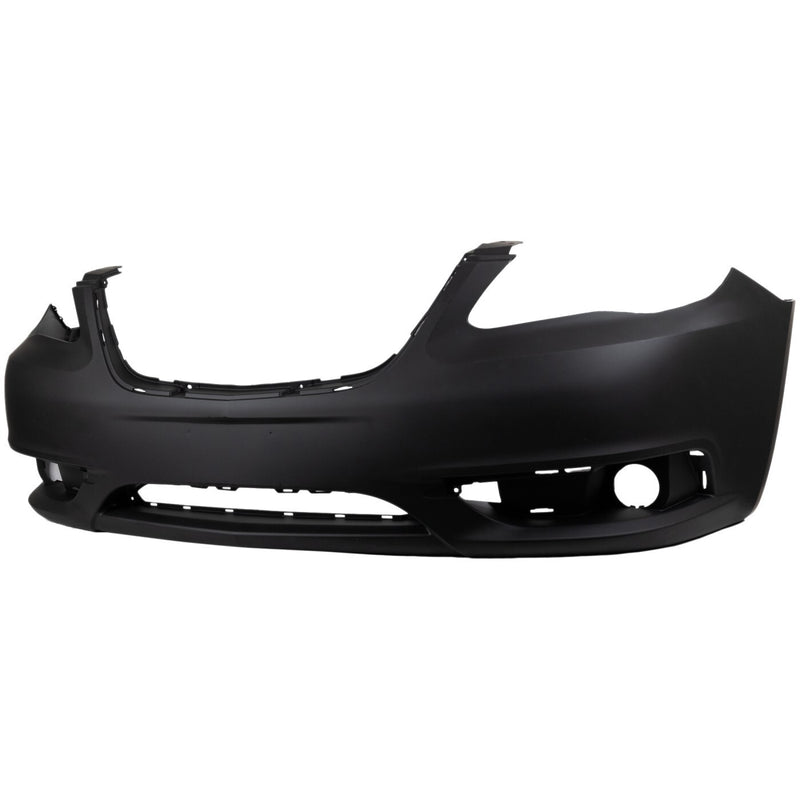 DURAFORCE Front Bumper Cover For 2011-2014 Chrysler 200 w/ fog lamp holes Primed