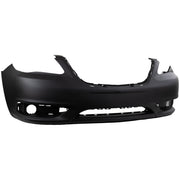DURAFORCE Front Bumper Cover For 2011-2014 Chrysler 200 w/ fog lamp holes Primed