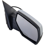 DURAFORCE Mirror For 2014-2018 Chevy Silverado 1500 Right Side Chrome Manual Fold Heated