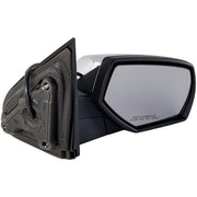 DURAFORCE Mirror For 2014-2018 Chevy Silverado 1500 Right Side Chrome Manual Fold Heated