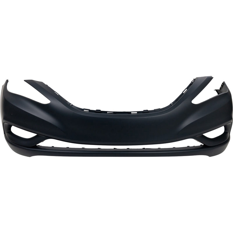 DURAFORCE Grille Assembly Kit Chrome Includes Front Bumper For 2011-2013 Hyundai Sonata